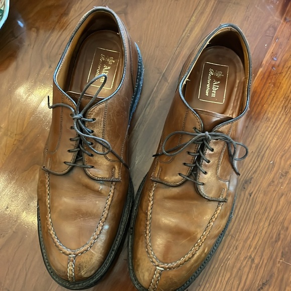 Alden Tan Leather Men\'s Oxfords main image 10